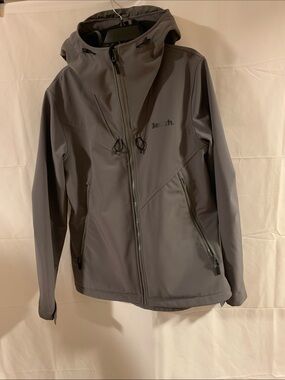 Bench Women's Jacket with Hood Gray Size Large